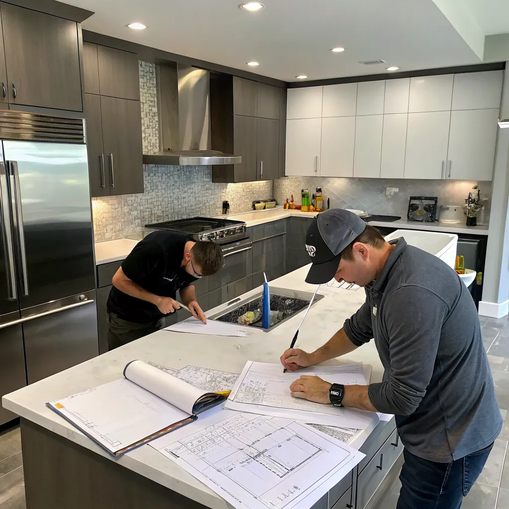 MYROVIONIS kitchen design process