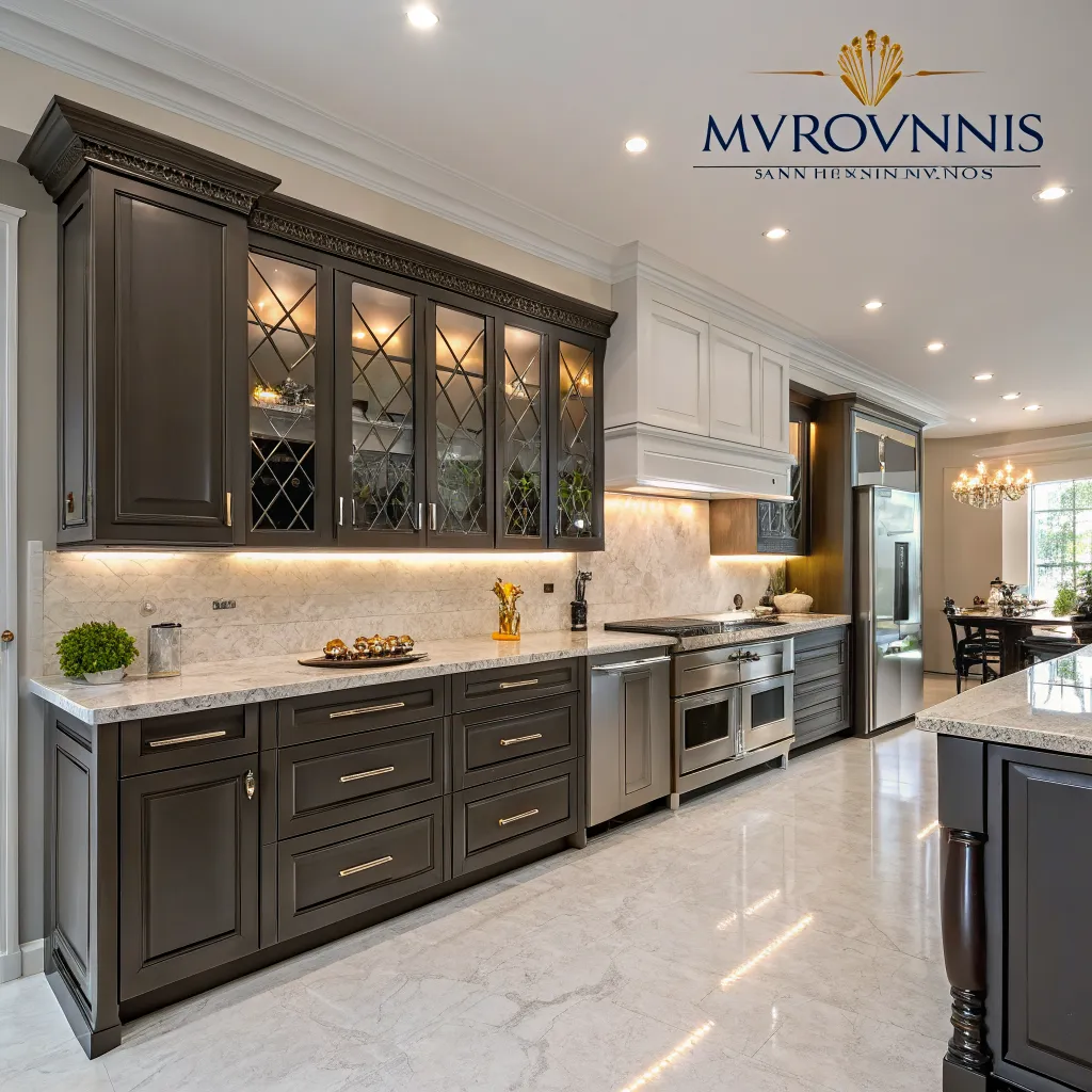 Completed MYROVIONIS custom kitchen
