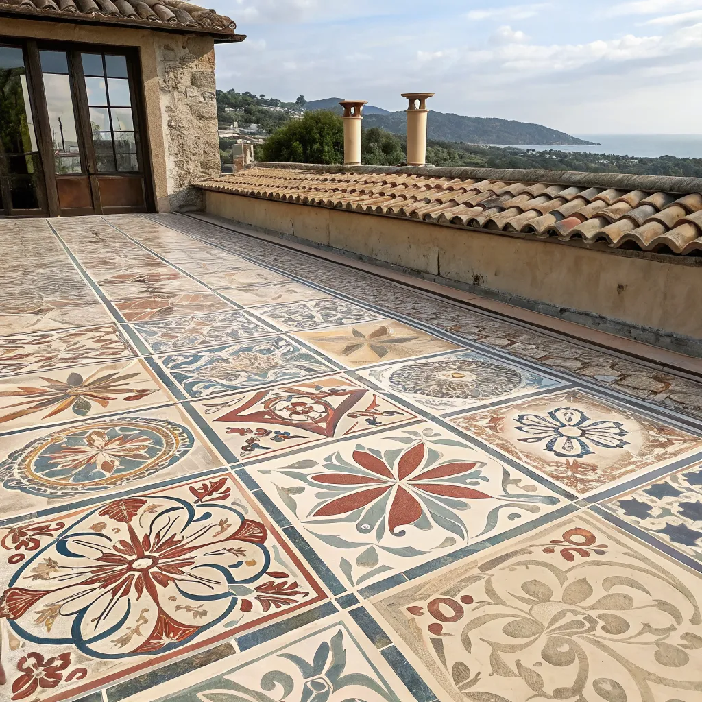 Mediterranean tile detail